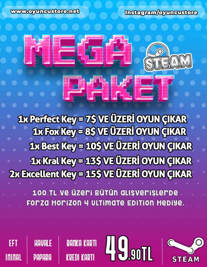 megapaket2 Steam Mega Paket - Görsel 1