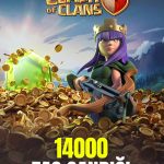 Clash Of Clans 14000 Yeşil Taş