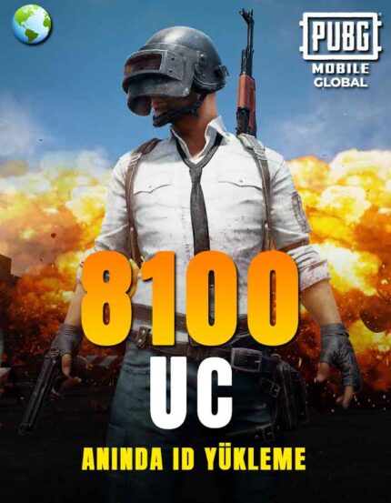 Pubg Mobile 8100 UC Global